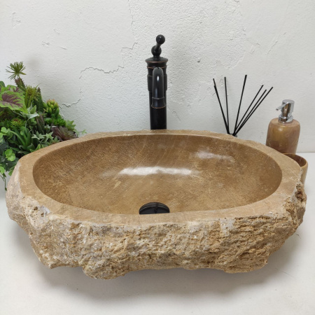 Накладная раковина из оникса Erozy Sunset EO-01444 (60*41*15) фото