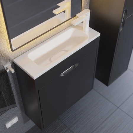 Тумба под раковину Uperwood Modul 60 2930205364 черная фото