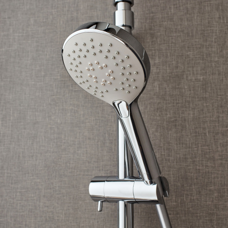 Душевая система (стойка) Jacob Delafon Metro E26589-CP с полкой фото