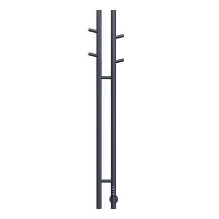 Электрический полотенцесушитель Vincea VTD-1D2GE 25х130 графит, таймер фото