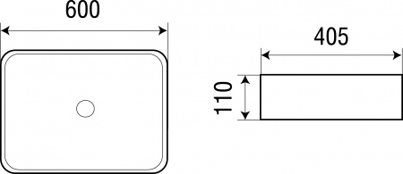 Накладная раковина WeltWasser Elbach ELBACH 2174 60х40,5 фото
