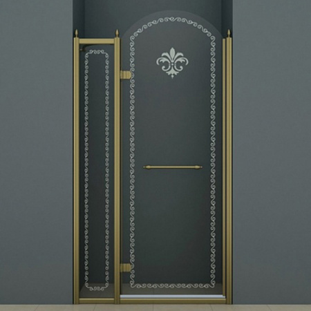 Душевая дверь Cezares Retro RETRO-B-12-120-CP-Br-R 120 см бронза R фото