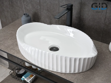 Накладная раковина GID 888s 51223 60x38,5 фото