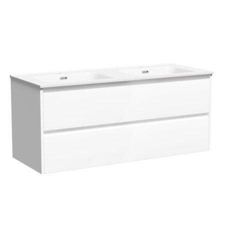 Тумба под раковину Sancos Libra LB120-2W белая фото