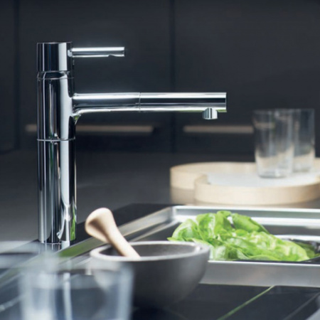 Смеситель для кухни Grohe Essence 32171000 с выдвижным изливом фото