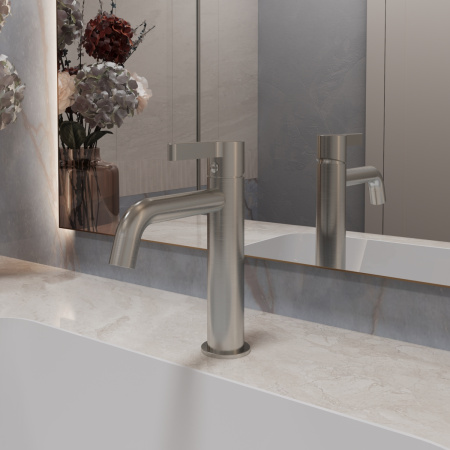 Смеситель для раковины Vincea Villa VBF-1VL1BN брашированный никель фото