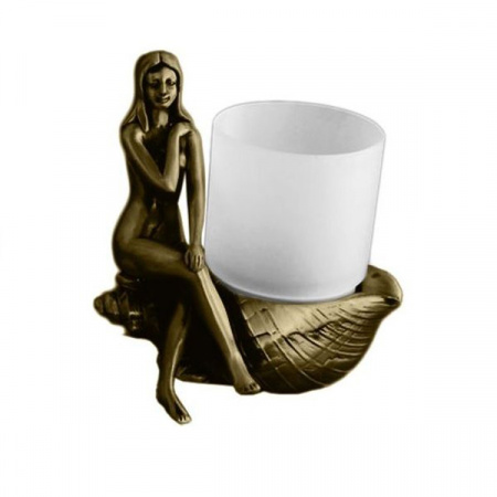 Стакан для зубных щеток настольный Art&Max Juno AM-B-0071D-B бронза фото