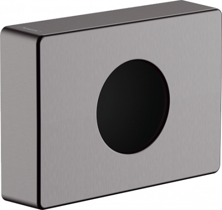 Диспенсер для гигиенических пакетов Hansgrohe AddStoris 41773340 хром черный шлифованный фото