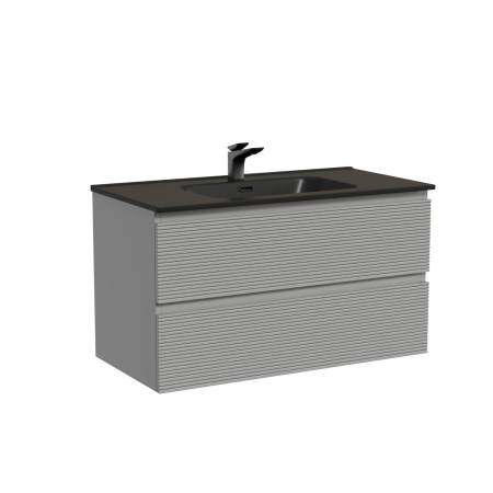 Тумба под раковину Sancos Folk FL90GS Grey soft фото