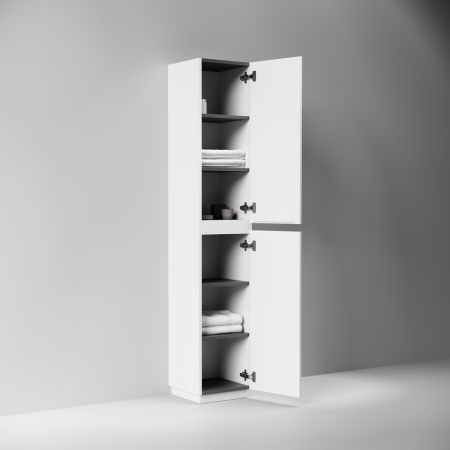 Шкаф-пенал напольный Sancos Folk Floor PFL35FW белый фото