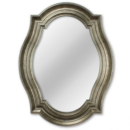 Зеркало в раме Art-Zerkalo Casablanca Silver MH2295SL 81x106 фото