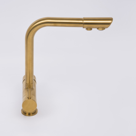 Смеситель для кухни под фильтр WasserKRAFT A8387 матовое золото фото