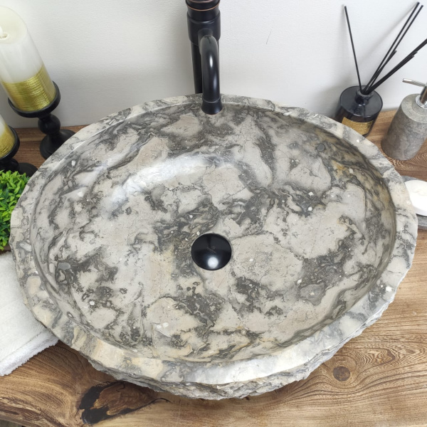 Накладная раковина из мрамора Erozy Doreng EM-00834 (56*47*15см) фото