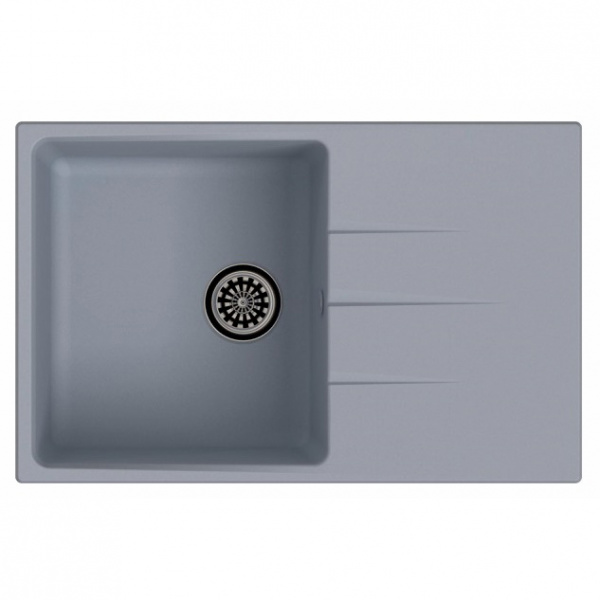 Мойка кухонная Ewigstein Gerd G- 60F серый металлик фото