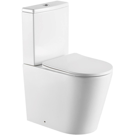 Унитаз компакт Aquatek Оберон AQ1273S-00 с бачком и сиденьем Микролифт фото