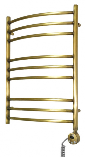 Полотенцесушитель электрический Domoterm Калипсо П9 (500х700) (бронза) правый фото