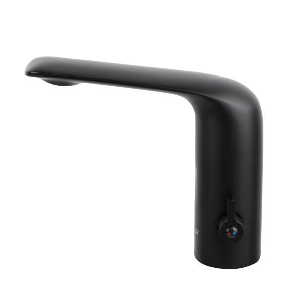Сенсорный смеситель для раковины Cezares Vague VAGUE-ELS-NOP-W0 черный матовый фото