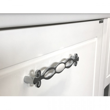 Тумба с раковиной Comforty Павия-100 00-00017943 белый глянец фото