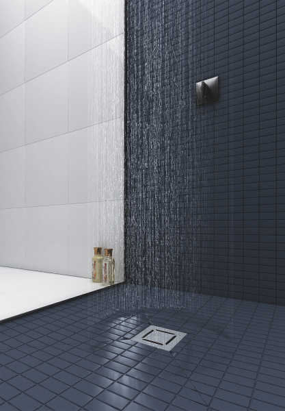 Душевой трап Berges Wasserhaus Platz Norma 090058 10x10 см с вертикальным сифоном фото