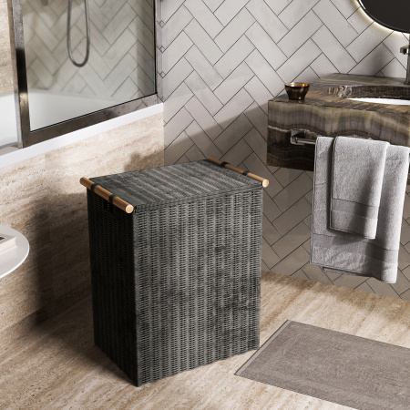 Корзина для белья WasserKRAFT Gollach WB-330-L фото