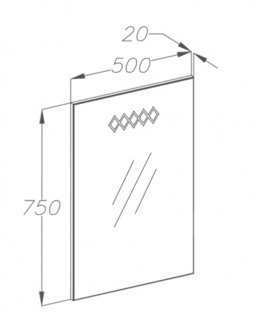 Зеркало Smile Торус 50 Z0000009933 фото