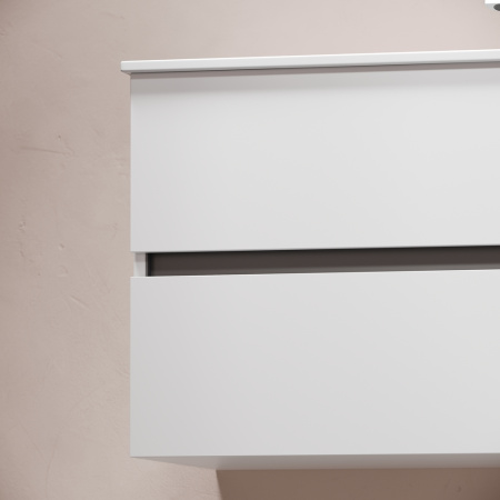 Тумба под раковину Sancos Urban UR90W белый глянец фото