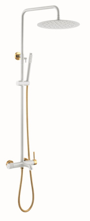 Душевая система Boheme Uno 468-WG белый/золото фото