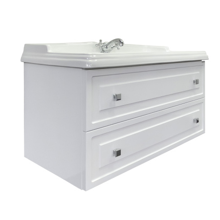 Тумба Comforty Феррара-100 с раковиной 3310 фото