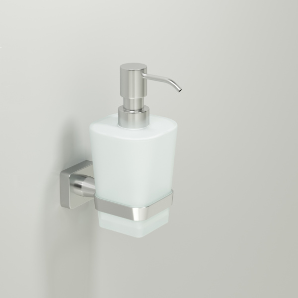 Дозатор для жидкого мыла WasserKRAFT Rhin K-8799 хром матовый фото