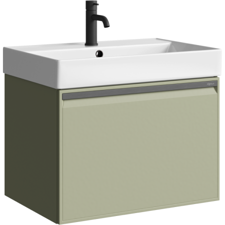 Тумба под раковину Aqwella Pure 66 PUR0165SH шалфей зеленый фото