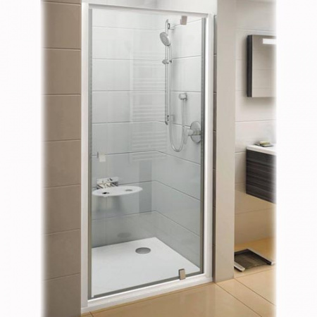 Душевая дверь Ravak Pivot PDOP1-90 03G70U00Z1 прозрачная/сатин фото