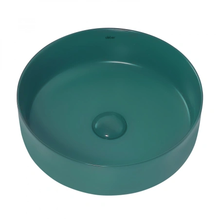 Накладная раковина Abber Bequem AC2108MBG 36x36 зеленая матовая фото