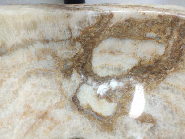 Накладная раковина из оникса Indo Erozy Блитар EO-00080 фото