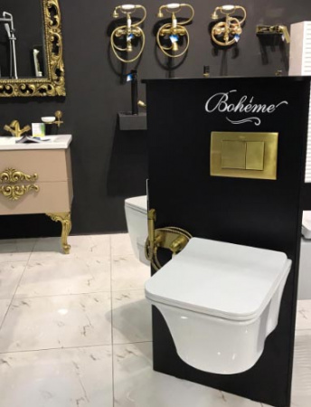 Клавиша смыва Boheme 654 бронза фото