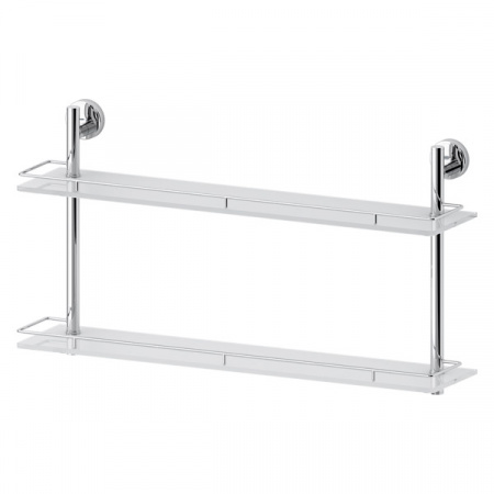 Полка с ограничителем двойная FBS Luxia LUX 066 70 см фото