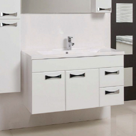 Тумба под раковину Акватон Диор 100 1A167701DR010 белая фото