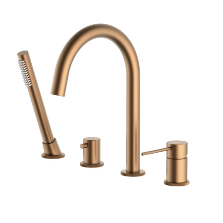 Смеситель для ванны врезной Timo Saona 2320/19Y Розовое золото фото