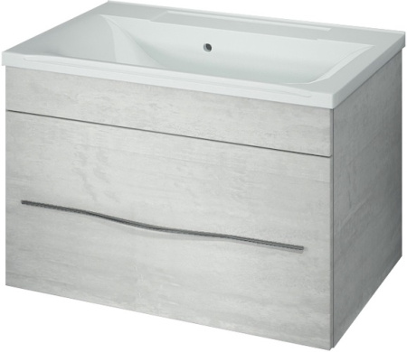 Тумба под раковину Kaksa Кристал 003992 65 см белый фото