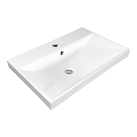 Тумба с раковиной Comforty Селенга-60 00-00022139CF белый глянец фото