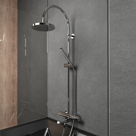 Душевая система Paini Cox 78CR687TH1KM Хром фото