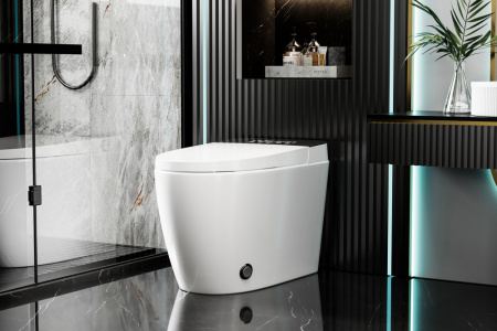 Электронный унитаз-биде Abber Bequem AC1116S фото