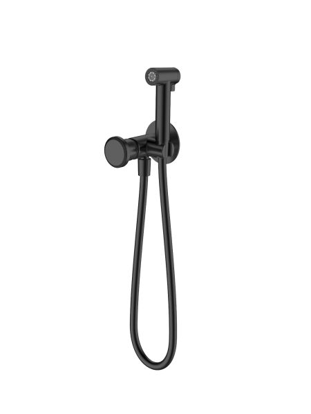 Гигиенический душ со смесителем AltroBagno Рикко (Ricco) ALTROBAGNORicco060129MB черный матовый фото