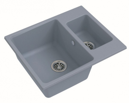 Мойка кухонная Ewigstein Gerd G- 60K серый металлик фото