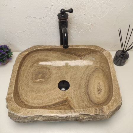 Накладная раковина из оникса Erozy Sunset EO-01225 (55*43*15) фото