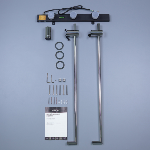 Электрический полотенцесушитель Abber Charme AH4002 хром фото