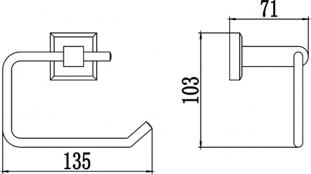 Держатель для туалетной бумаги Savol 95 S-009552 фото