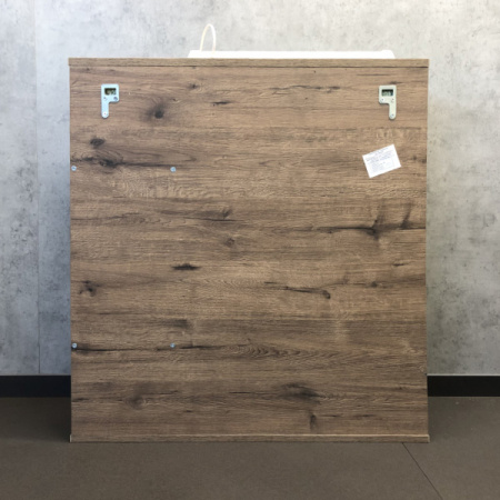 Тумба Comforty Марио-75 дуб темный с раковиной Quadro 75 фото