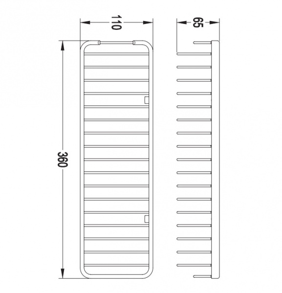Полка-корзина Omnires Uni 8963AORB античная медь фото