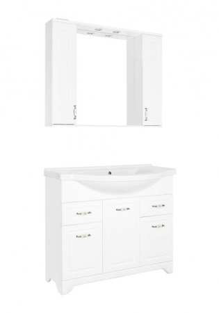 Тумба с раковиной Style Line Олеандр 2-100 белая фото