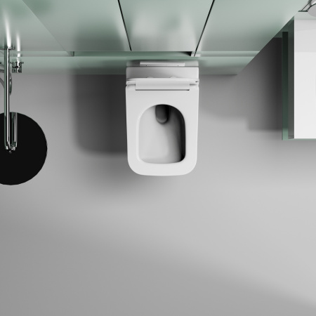 Подвесной унитаз с ультратонким ободком Abber Ultra AC1303 фото